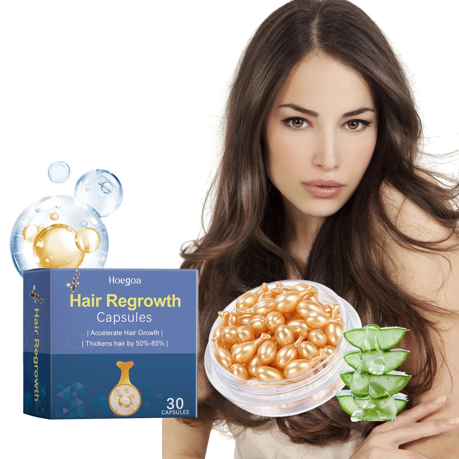 Hair Regrowth Capsules Morocco Essential Oil