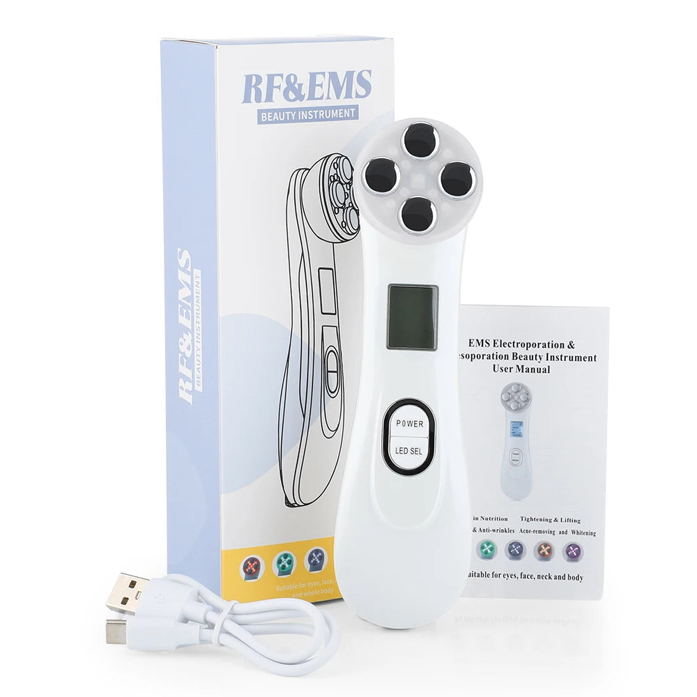 RF Radio Frequency Facial LED Photon Beauty Device