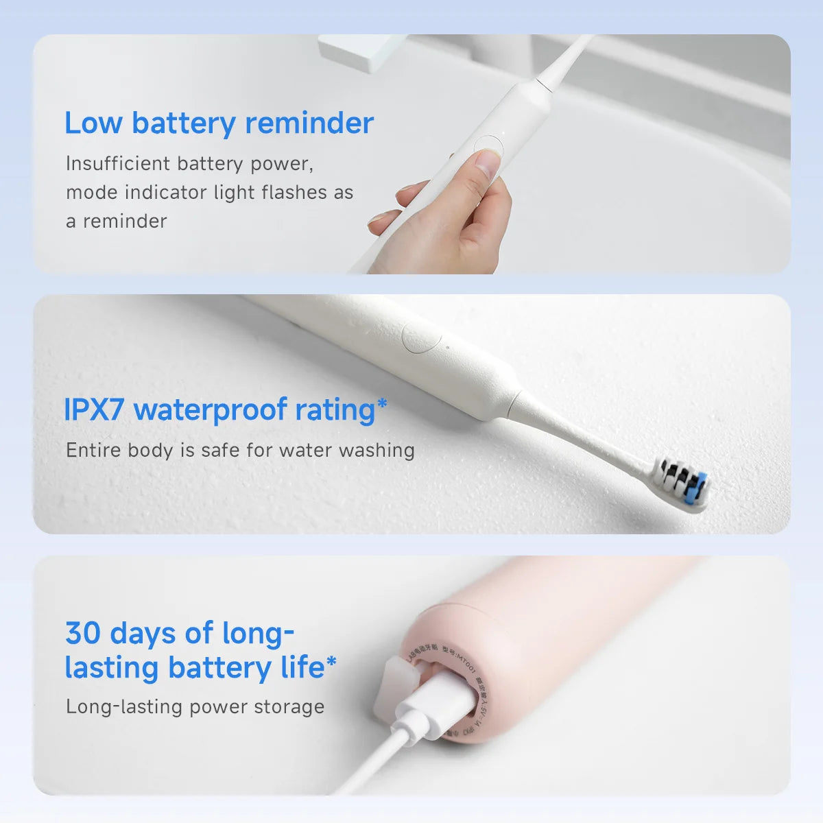 DOCO Electric Toothbrush sonic vibration brush
