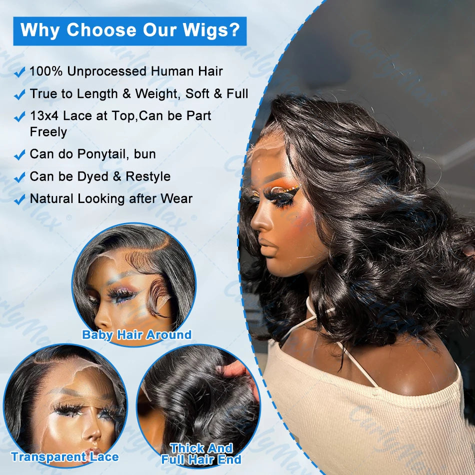 Brazilian Short Bob HD Lace Wig
